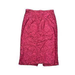 Azazie Skirt Women's Size A16 Pink Lace100%‎ Polyester Floral Back